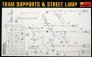 1/35 Tram Supports & Street Lamp image 1