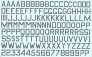 1/48 Medium Sea Grey RAF 18 & 24 Code Letters & Numbers image 1