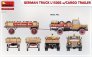 1/35 German truck l1500s with cargo trailer image 2