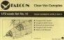 Falcon 1/72 USAAF Bombers WWII - Transparents cabines