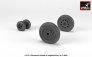 1/32 resin F-4 Phantom II early wheels with weighted tires image 2