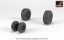 1/32 mid-production F-4 Phantom II wheels with weighted tires image 3