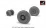 1/32 Grumman F-14A/F-14B Tomcat early type wheels with weighted image 1