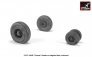 1/32 Grumman F-14A/F-14B Tomcat early type wheels with weighted image 3