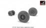 1/32 Grumman F-14D Tomcat early type wheels with weighted tires image 2