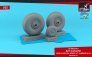 1/32 Avro Lancaster wheels early type with weighted tyres image 1