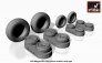 1/48 Mig-29A/B/UB early weighter wheels set