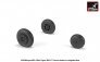 1/48 MiG-15bis Fagot & MiG-17 Fresco wheels with weighted