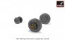 1/48 F-100D Super Sabre resin wheels with weighted tires image 2