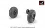 1/48 F-111 Aardvark early type wheels with weighted tires image 1