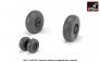 1/48 F-111 Aardvark early type wheels with weighted tires image 3