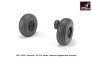 1/48 F-111 Aardvark early type wheels with weighted tires image 1