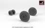1/48 early production F-4 Phantom II wheels with weighted tires image 2