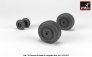 1/48 mid-production F-4 Phantom II wheels with weighted tires image 2