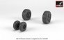 1/48 mid-production F-4 Phantom II wheels with weighted tires image 3