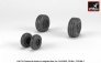 1/48 Late production F-4 Phantom II wheels with weighted tires image 3