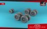 1/48 Rockwell B-1B Lancer wheels with weighted tires early image 2
