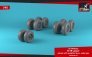 1/48 Rockwell B-1B Lancer wheels with weighted tires early image 3