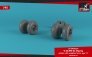 1/48 Bell-Boeing V-22/MV-22 Osprey wheels with weighted tires image 1