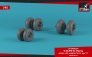 1/48 Bell-Boeing V-22/MV-22 Osprey wheels with weighted tires image 3