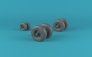 1/48 Type B V-22/MV-22 Osprey wheels with weighted tires image 2