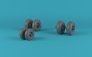 1/48 Type B V-22/MV-22 Osprey wheels with weighted tires image 3