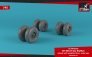 1/48 Sikorsky CH-53A-D Sea Stallion wheels with weighted tires image 3