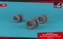 1/48 Sikorsky CH-53E-G Sea Stallion wheels with weighted tires image 2