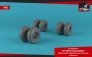 1/48 Sikorsky CH-53E-G Sea Stallion wheels with weighted tires image 3