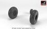 1/48 Hawker Sea Hawk wheels with weighted tires, universal image 1