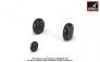 1/72 Junkers Ju-88 late wheels w/ weighted universal tires image 3