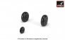 1/72 Junkers Ju-188 wheels w/ weighted universal tires image 3
