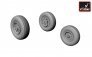 1/72 F-35A Lightning-II wheels set