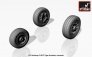 1/72 F-5E/F Tiger II wheels set image 1