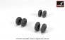 1/72 CH-53 Sea Stallion wheels w/ weighted tires image 1
