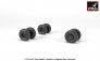 1/72 CH-53 Sea Stallion wheels w/ weighted tires image 4
