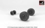 1/72 Late production F-4 Phantom-II wheels with weighted tires image 2