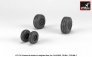 1/72 Late production F-4 Phantom-II wheels with weighted tires image 3