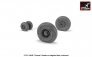 1/72 Grumman F-14A/B Tomcat wheels with weighted tires image 2