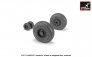 1/72 F-111 Aardvark early type wheels with weighted tires image 2