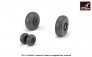 1/72 F-111 Aardvark early type wheels with weighted tires image 3
