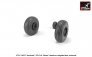 1/72 F-111 Aardvark late type wheels with weighted tires image 2