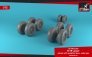 1/72 Rockwell B-1B Lancer wheels with weighted tires, early image 1