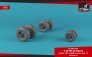 1/72 Bell-Boeing OV-22 Osprey wheels with weighted tires type A