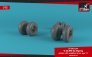 1/72 Bell-Boeing OV-22 Osprey wheels with weighted tires type A image 1