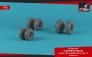 1/72 Bell-Boeing OV-22 Osprey wheels with weighted tires type A image 3