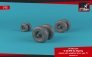 1/72 Bell-Boeing OV-22 Osprey wheels with weighted tires type B image 2