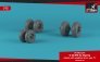 1/72 Bell-Boeing OV-22 Osprey wheels with weighted tires type B image 3