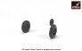 1/72 Hawker Hunter weighted wheels image 2