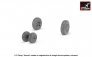 1/72 Fairey Gannet early type straight wheels weighted tires image 2